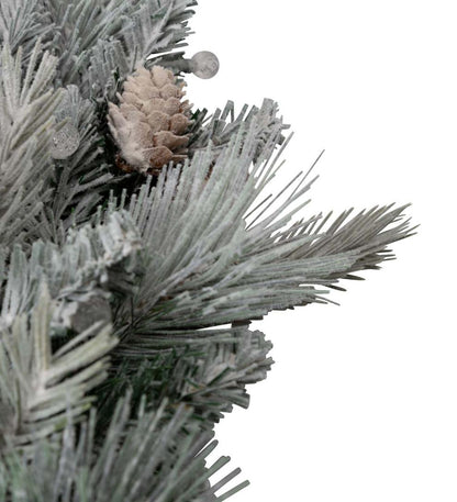 Plow & Hearth Home Accents Indoor Living Winter Frost Lighted Holiday Wreath
