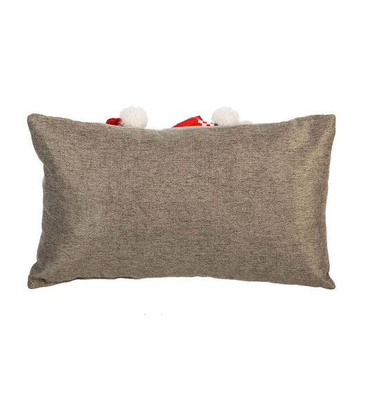 Plow & Hearth Home Accents Indoor Living Winter Gnome Lumbar Pillow