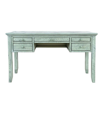 Plow & Hearth Home Office Indoor Living Chelsea Power Station Desk And Slat Back Chair