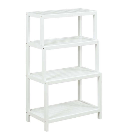 Plow & Hearth Home Office Indoor Living Farmhouse Four-Tier Shelf Bookcase - Antique Chestnut