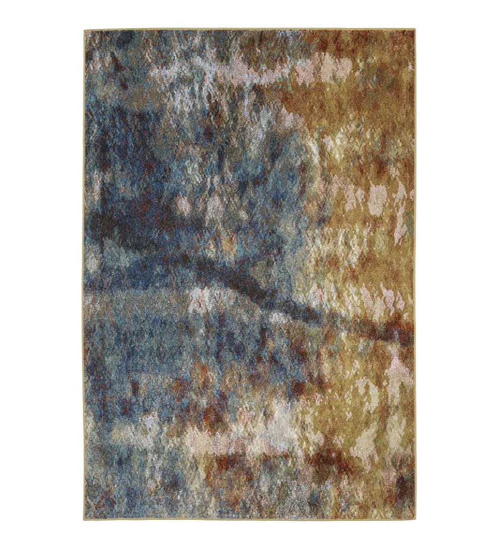 Plow & Hearth Home Office Indoor Living Heartland Earth Polypropylene Rug