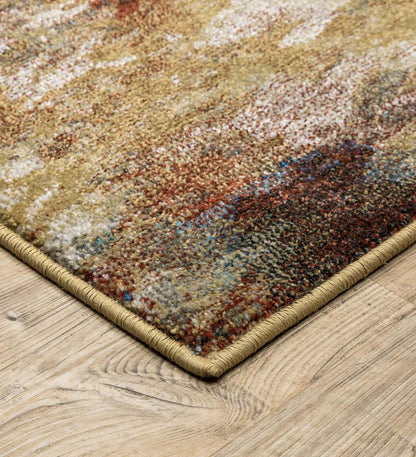Plow & Hearth Home Office Indoor Living Heartland Earth Polypropylene Rug