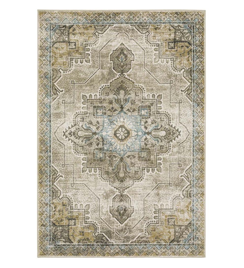 Plow & Hearth Home Office Indoor Living Heartland Traditional Polypropylene Rug