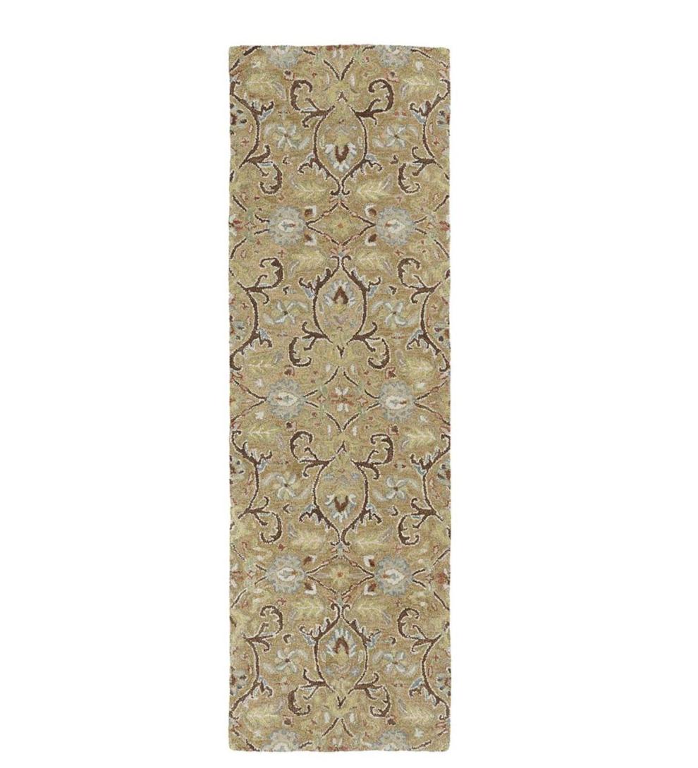 Plow & Hearth Home Office Indoor Living Meadow Fern Wool Rugs
