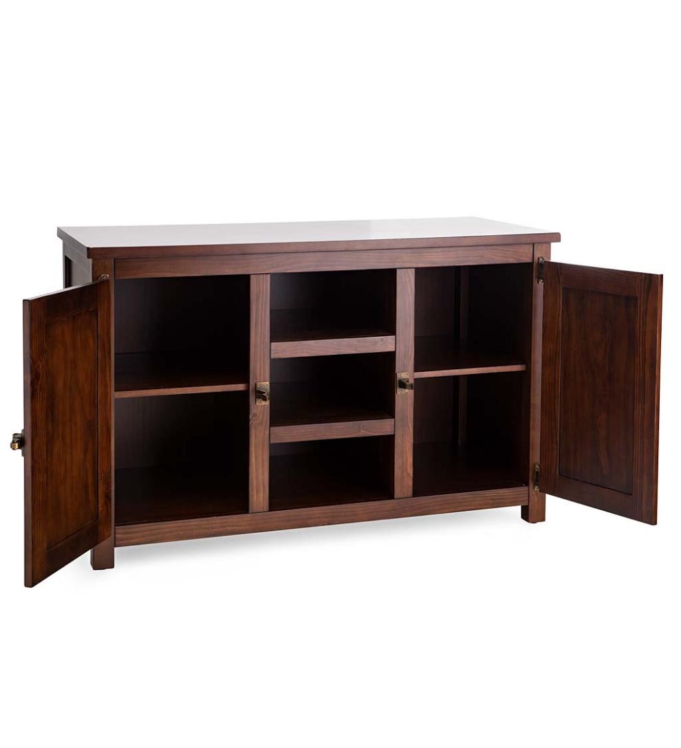 Plow & Hearth Home Office Indoor Living Portland Ice Box Buffet Cabinet Sideboard
