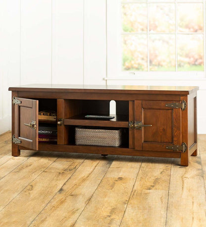 Plow & Hearth Home Office Indoor Living Portland Ice Box Tv Cabinet With Replica Hardware