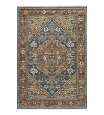Plow & Hearth Home Office Indoor Living Strassburg Harlequin Easy Care Polyester Rug