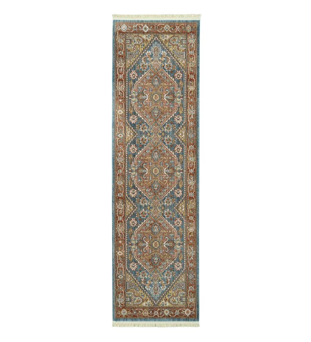 Plow & Hearth Home Office Indoor Living Strassburg Harlequin Easy Care Polyester Rug
