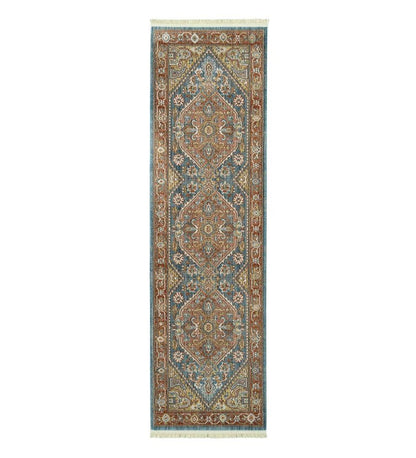 Plow & Hearth Home Office Indoor Living Strassburg Harlequin Easy Care Polyester Rug