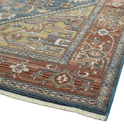 Plow & Hearth Home Office Indoor Living Strassburg Harlequin Easy Care Polyester Rug