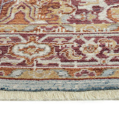 Plow & Hearth Home Office Indoor Living Strassburg Star Easy Care Polyester Rug