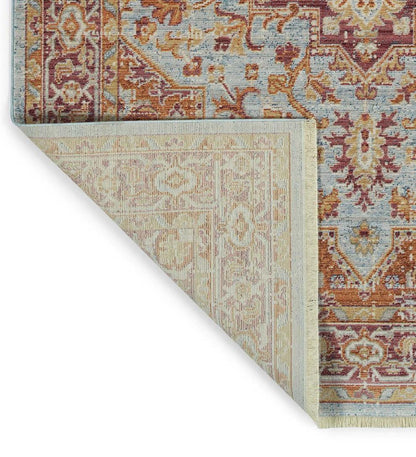 Plow & Hearth Home Office Indoor Living Strassburg Star Easy Care Polyester Rug