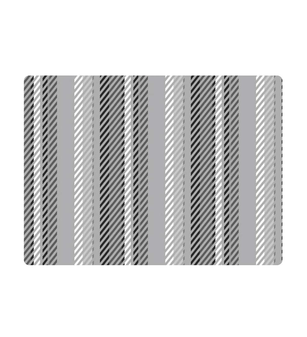 Plow & Hearth Home Office Indoor Living Striped Chair Mat - Blue