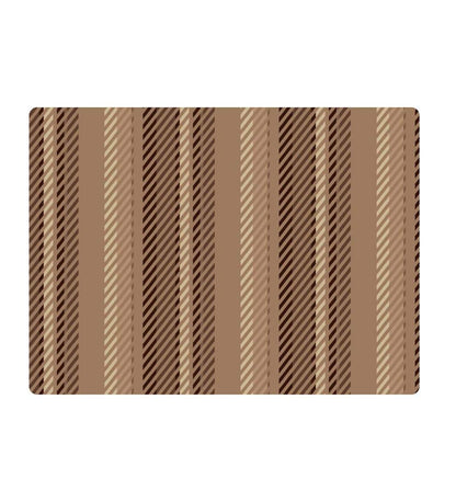 Plow & Hearth Home Office Indoor Living Striped Chair Mat - Blue