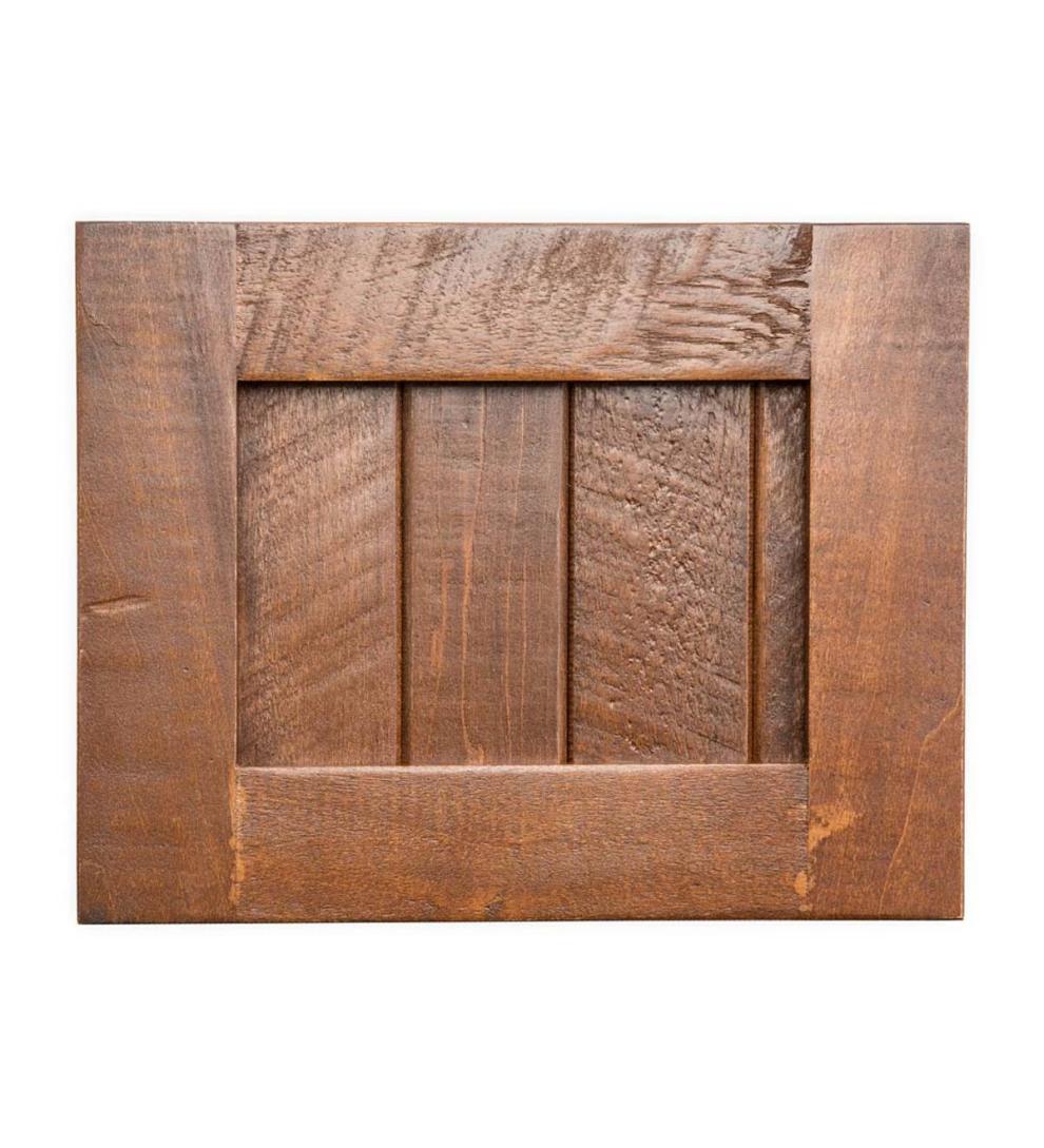 Plow & Hearth Hutches & Cupboards Indoor Living Bowling Green Hall Tree With Storage Bench - Rustic Black