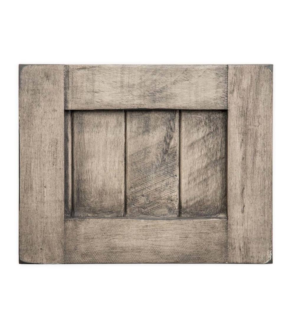 Plow & Hearth Hutches & Cupboards Indoor Living Bowling Green Hall Tree With Storage Bench - Rustic Black