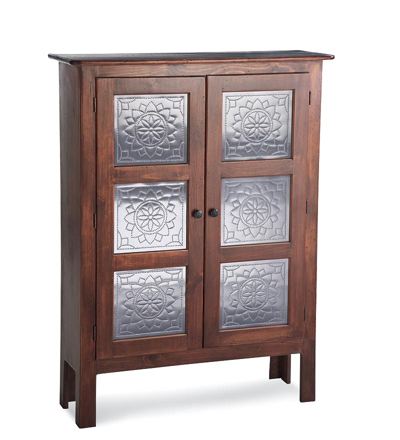 Plow & Hearth Hutches & Cupboards Indoor Living Country Pie Safe - Avocado Green