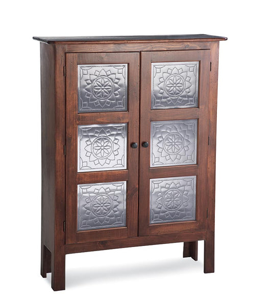 Plow & Hearth Hutches & Cupboards Indoor Living Country Pie Safe - Avocado Green