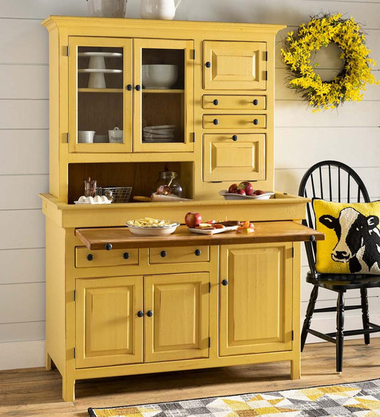 Plow & Hearth Hutches & Cupboards Indoor Living Large Conestoga Cupboard