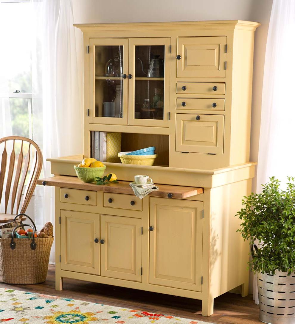 Plow & Hearth Hutches & Cupboards Indoor Living Large Conestoga Cupboard