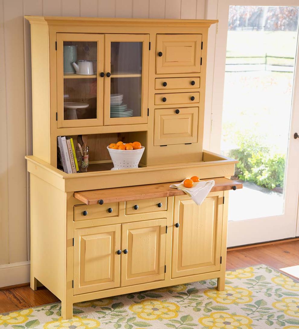 Plow & Hearth Hutches & Cupboards Indoor Living Large Conestoga Cupboard