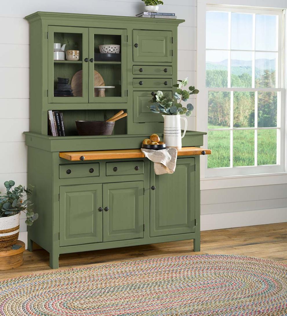 Plow & Hearth Hutches & Cupboards Indoor Living Large Conestoga Cupboard