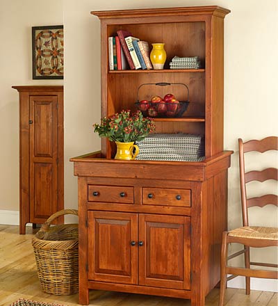 Plow & Hearth Hutches & Cupboards Indoor Living Medium Conestoga Cupboard