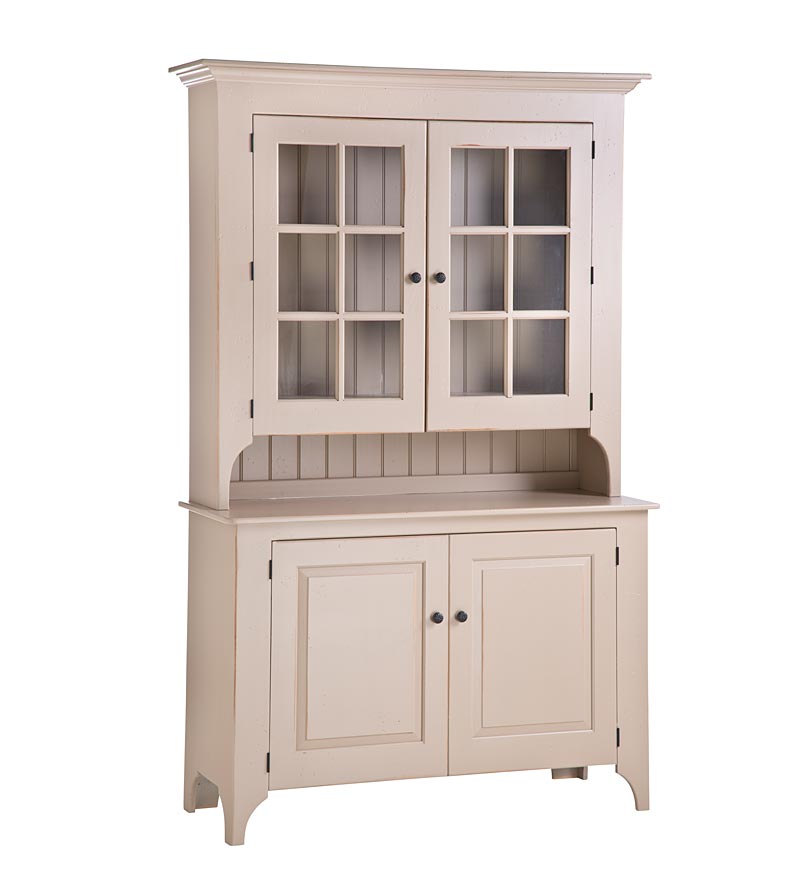 Plow & Hearth Hutches & Cupboards Indoor Living New Lebanon Hutch, Made In Usa - Avocado