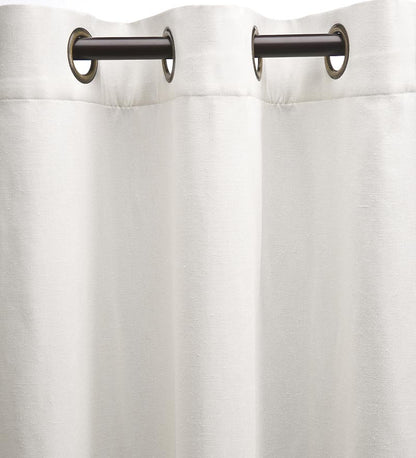 Plow & Hearth Insulated Curtains Indoor Living Energy Efficient Grommet-Top Homespun Insulated Curtains