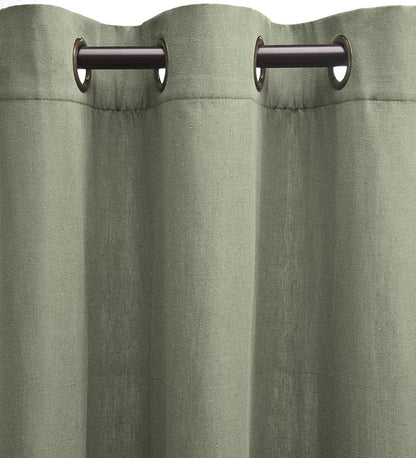 Plow & Hearth Insulated Curtains Indoor Living Energy Efficient Grommet-Top Homespun Insulated Curtains