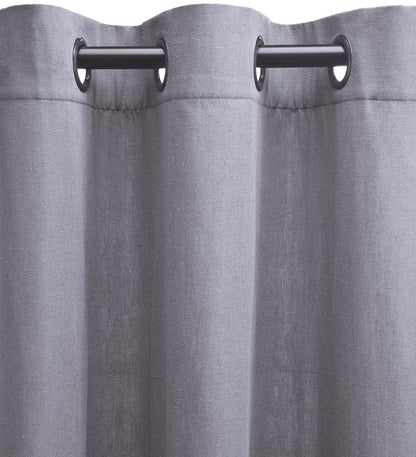 Plow & Hearth Insulated Curtains Indoor Living Energy Efficient Grommet-Top Homespun Insulated Curtains