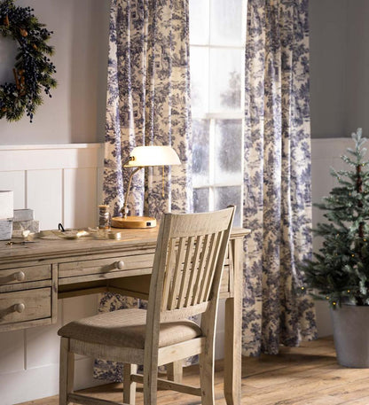 Plow & Hearth Insulated Curtains Indoor Living Insulated Toile Curtain Pairs With Rod Pocket And Back Tabs