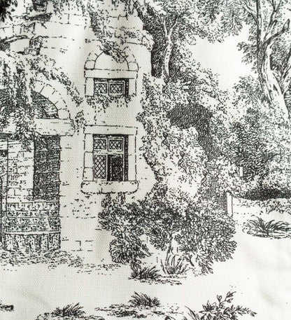 Plow & Hearth Insulated Curtains Indoor Living Insulated Toile Curtain Pairs With Rod Pocket And Back Tabs