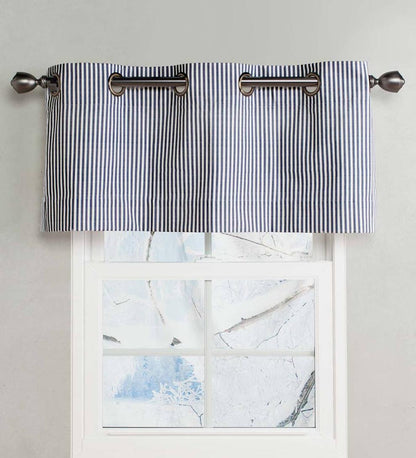 Plow & Hearth Insulated Curtains Indoor Living Thermalogic Insulated Ticking Stripe Grommet Top Curtain Pairs