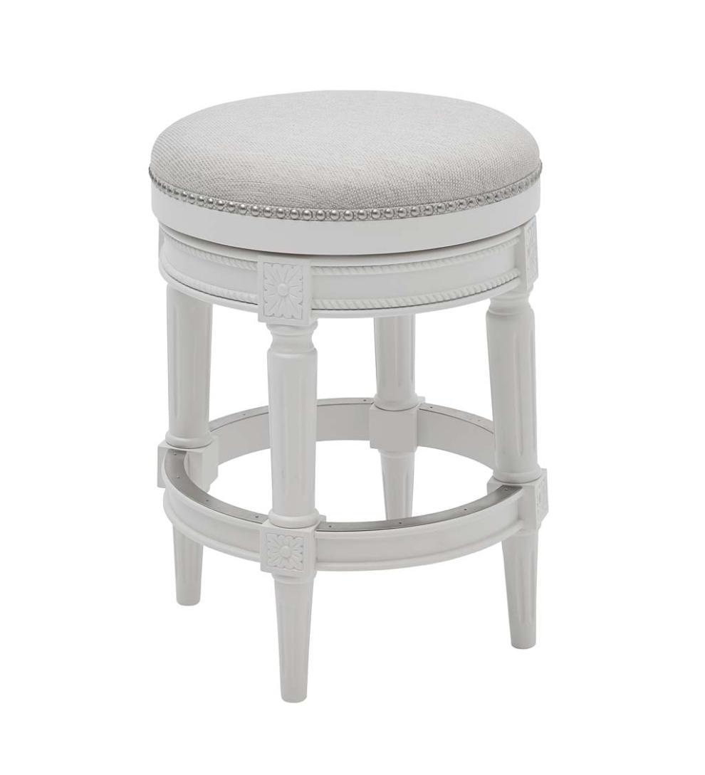 Plow & Hearth Kitchen & Bar Stools Indoor Living Chapman Swivel Seat Bar And Counter Stools