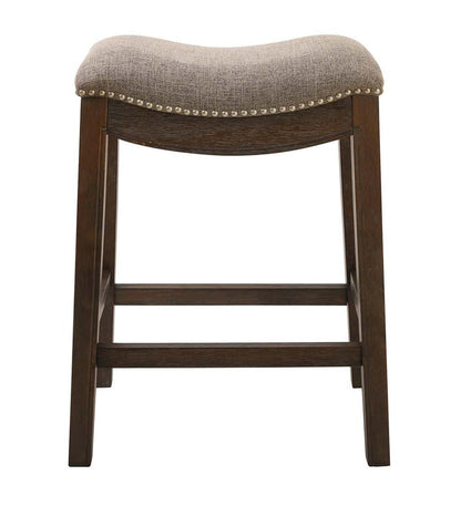 Plow & Hearth Kitchen & Bar Stools Indoor Living Farmhouse Saddle Seat Bar And Counter Stools