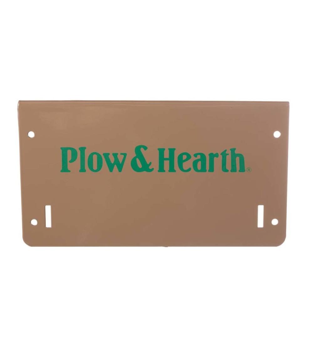 Plow & Hearth Log Carriers & Log Carts Fireplace & Hearth Rolling Wood Caddy, Heavy-Duty Steel With Large Wheels