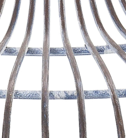 Plow & Hearth Metal Furniture Outdoor Living Metal Curved Wrap-Around Tree Bench
