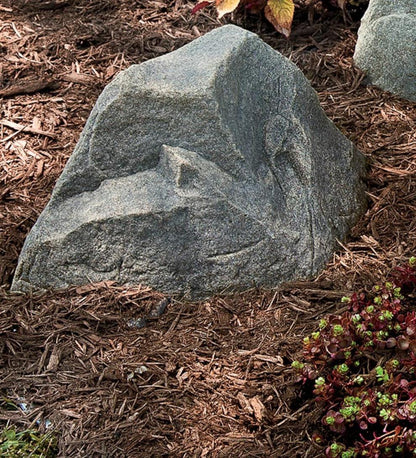 Plow & Hearth Mockrocks® Yard & Garden Small Mock Rock - Brown