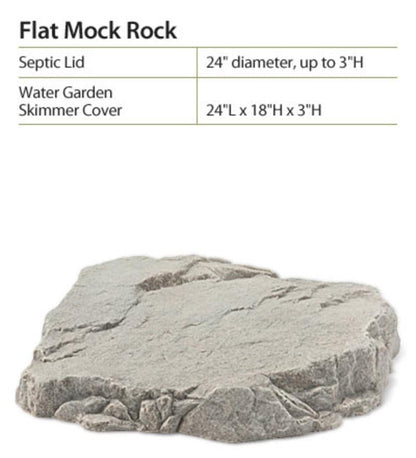 Plow & Hearth Mockrocks® Yard & Garden Usa-Made Flat Mock Rock® - Brown