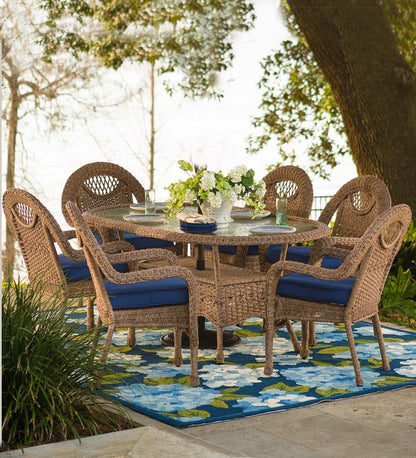 Plow & Hearth Outdoor Dining Outdoor Living Prospect Hill Oval Dining Table And Chairs