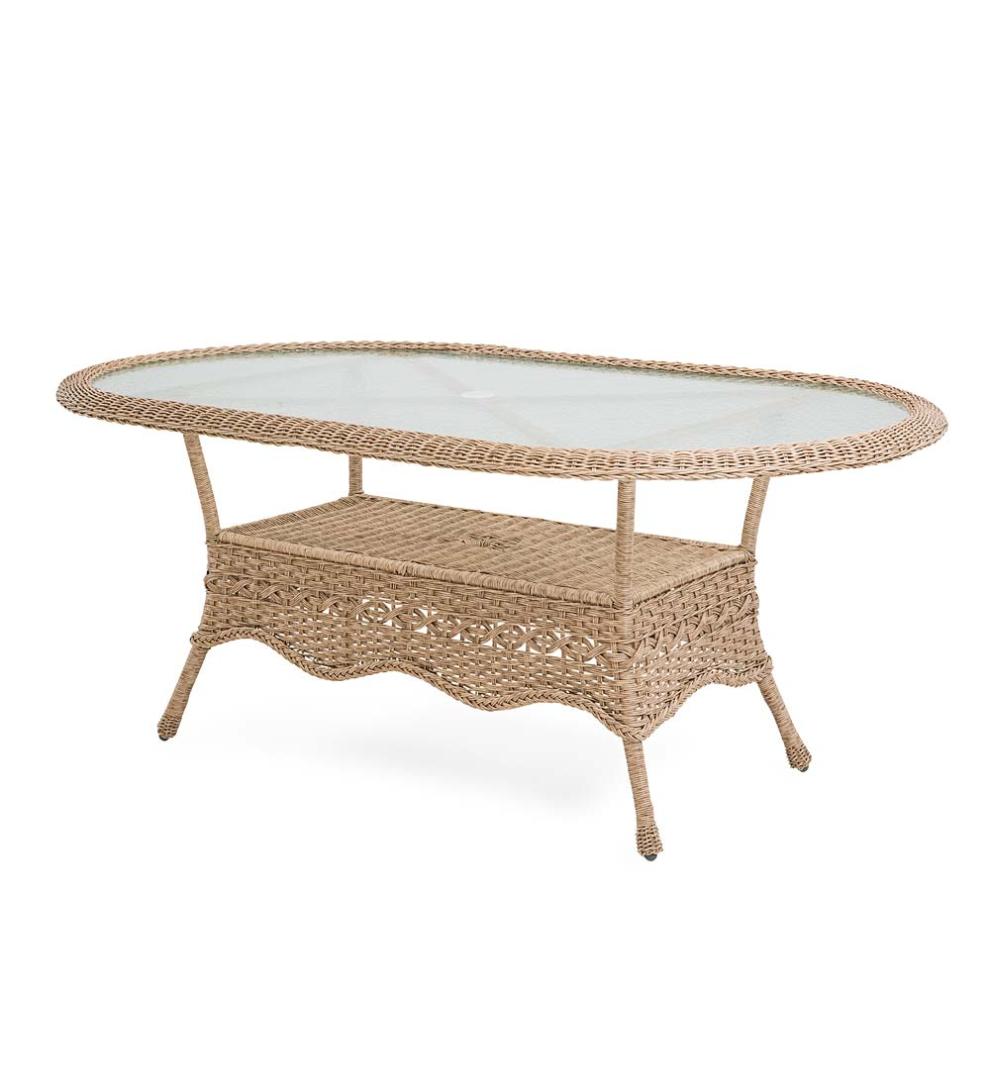 Plow & Hearth Outdoor Dining Outdoor Living Prospect Hill Oval Dining Table And Chairs