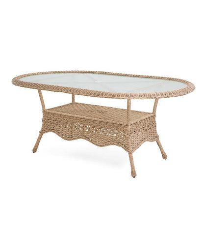 Plow & Hearth Outdoor Dining Outdoor Living Prospect Hill Oval Dining Table And Chairs