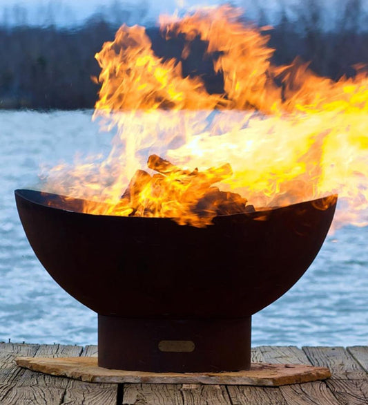 Plow & Hearth Outdoor Fire Pits Outdoor Living Scallops Fire Pit By Firepit Art, Usa-Made