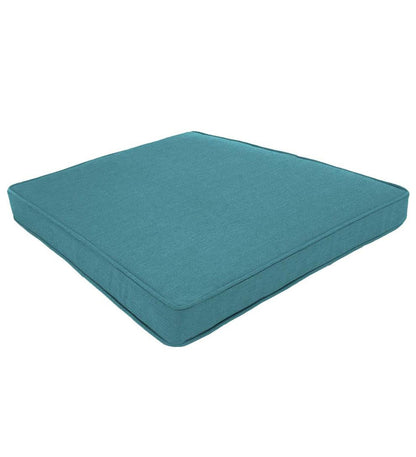 Plow & Hearth Outdoor Furniture Cushions Outdoor Living Deluxe Polyester Chair/Rocker Seat Cushion, Prospect Hill - Midnight Navy