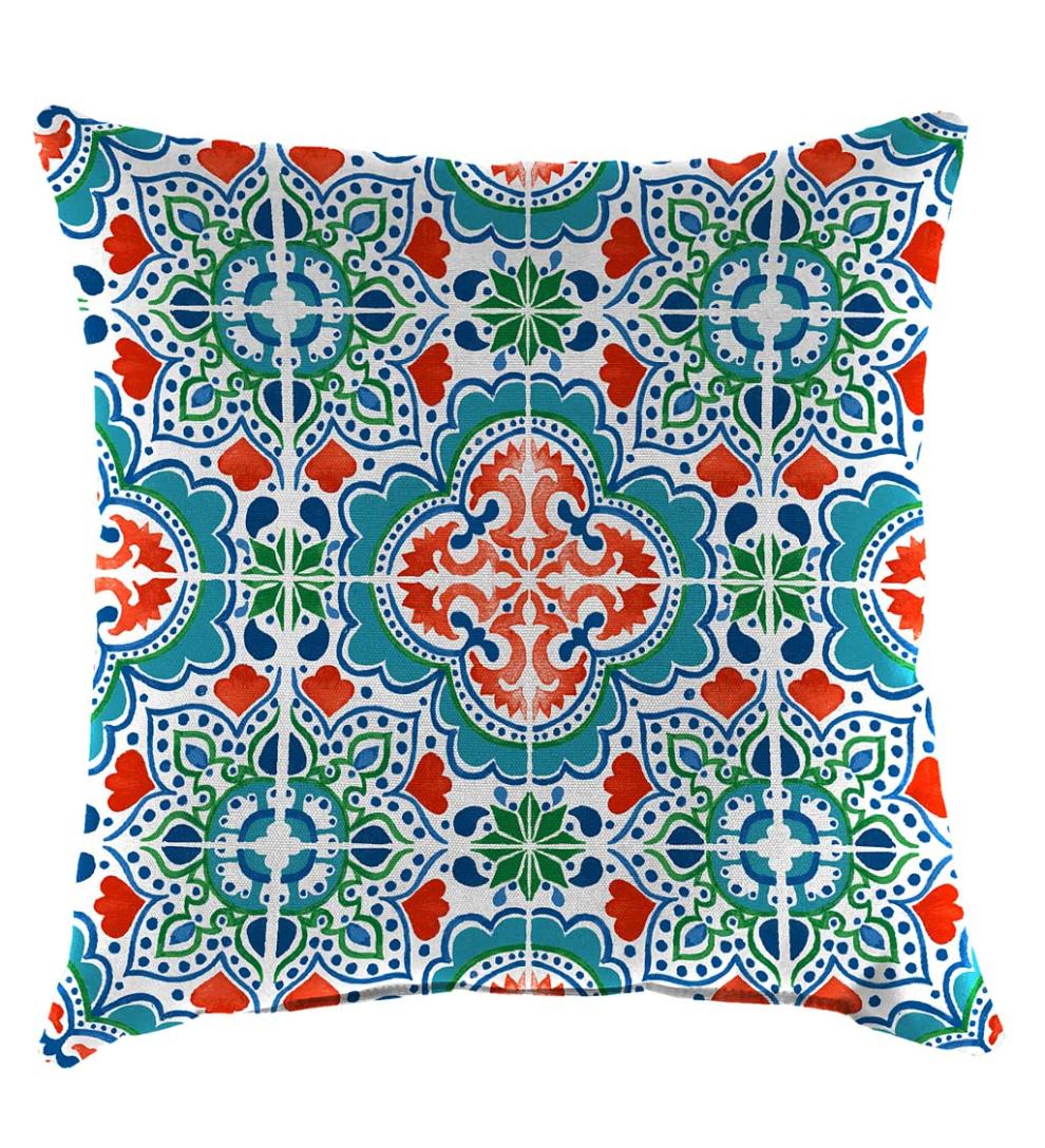 Plow & Hearth Outdoor Furniture Cushions Outdoor Living Polyester Classic Throw Pillows