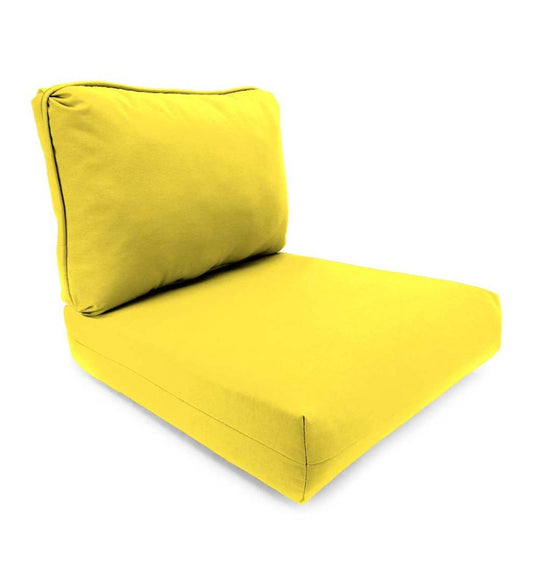 Plow & Hearth Outdoor Furniture Cushions Outdoor Living Seat And Back Replacement Cushions For Claremont, Prospect Hill And Urbanna Furniture, Set Of 2 - Greenery