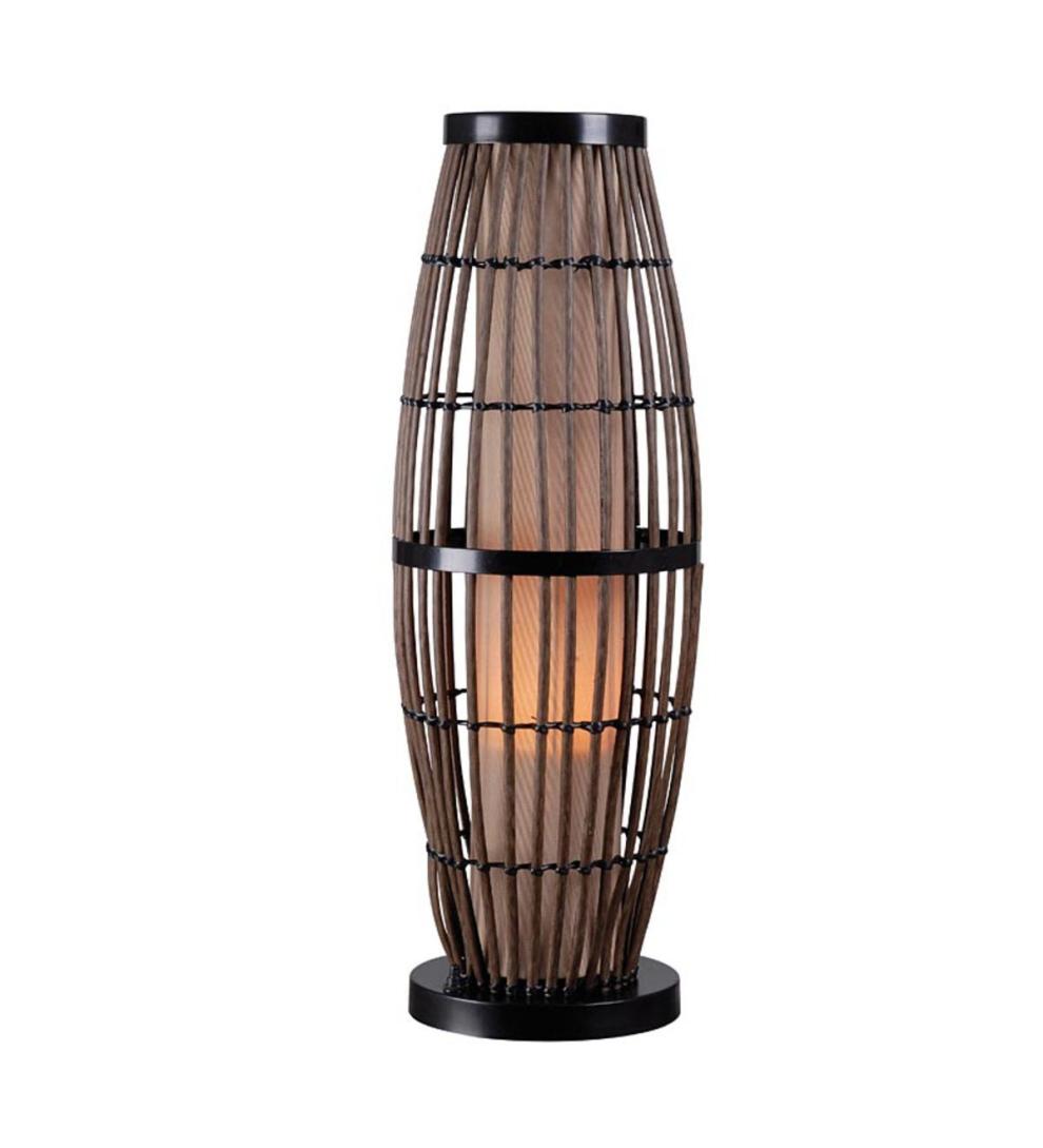 Plow & Hearth Outdoor Lamps & Lighting Outdoor Living Biscayne Outdoor Floor Lamp - Rattan