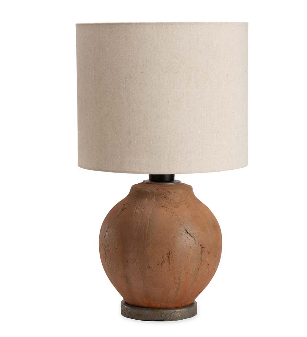 Plow & Hearth Outdoor Lamps & Lighting Outdoor Living Outdoor Terra Cotta Style Table Lamp
