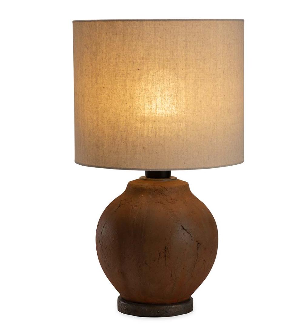 Plow & Hearth Outdoor Lamps & Lighting Outdoor Living Outdoor Terra Cotta Style Table Lamp